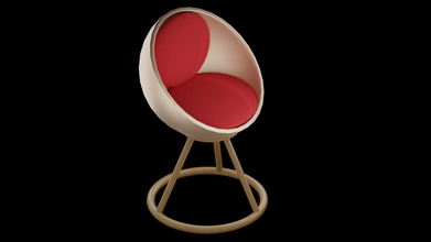 soğuk sandalye Bedava mobilya mobilyalar tasarım döngüleri iç Sanat 3d print model - Mito3D