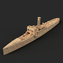 chinese cruiser kiang yi 3d print model in 3dexport ship boat fleet war warship 3d print model - Mito3D
