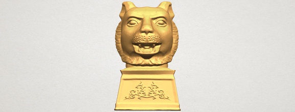 chinese horoscope tiger 02 car chair tree table sofa character game exterior human interior people girl house miniatures figurines sculpture animal zodiac dog 3d print model - Mito3D