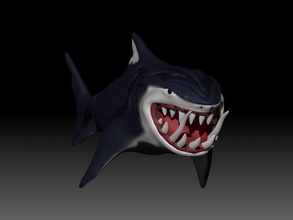 chompers lol Legenden Liga Hai fizz champion fanart Meer monster Ungeheuer Fisch megalodon Dinosaurier fantasy Ozean Tier Kreatur Unterwasser videogame 3d print model - Mito3D