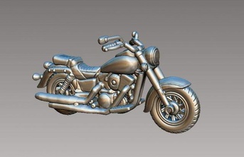 hachoir 3d impression modèle in véhicule 3dexport moto bicyclette imprimable 3d print model - Mito3D