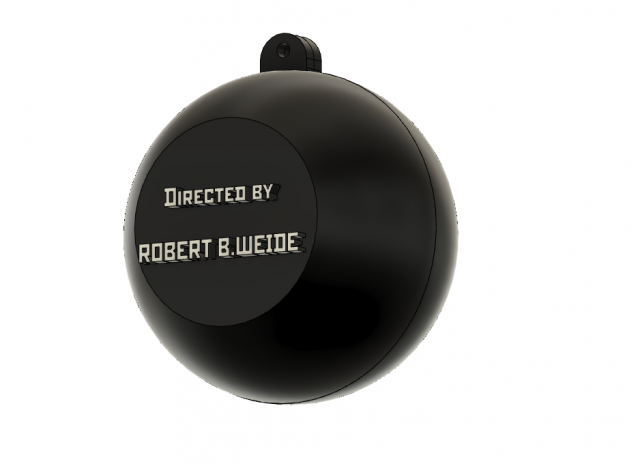 weihnachten ball gerichtet by robert wiese 3d drucken modell dekor 3dexport baum dekoration 3D print model - Mito3D