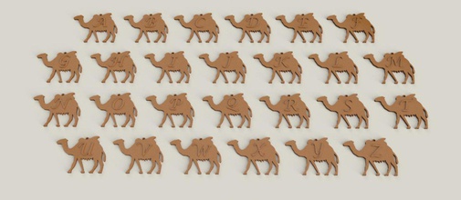 la navidad camello 3d letras de archivo stl el alfabeto 3dletters 3dprint 3dmodel fuente hobby decoraciones 3d print model - Mito3D