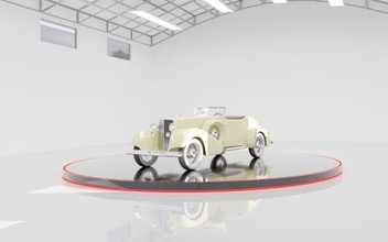 Chrysler impérial 1932 voiture classique mixeur 3d print model - Mito3D