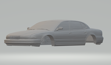 chrysler lhs 3d print model in vehicle 3dexport diecast slotcar dodge hot-wheels slot-car sedan amercian scx 3d print model - Mito3D