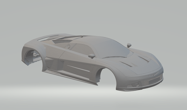 chrysler me concept moulé sous pression hotwheels la fente slotcars des voitures gt gt1 gte chaud supercars scx 3d print model - Mito3D
