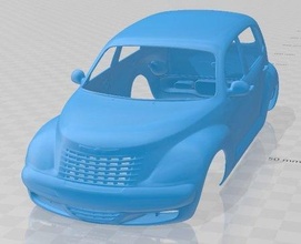 chrysler pt cruzador 2005 imprimível corpo carro 3d impressão modelo in automotivo 3dexport fenda escalextrico tamiya rc passatempo miniz micro 3d print model - Mito3D