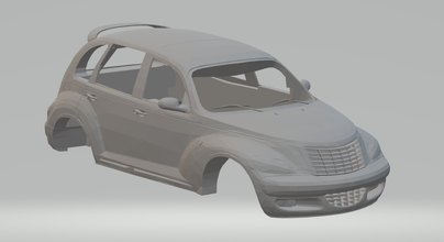 chrysler pt cruzador 3d impressão modelo in veículo 3dexport hotwheels diecast scx fenda carro slotcar stl imprimível raça 3d print model - Mito3D