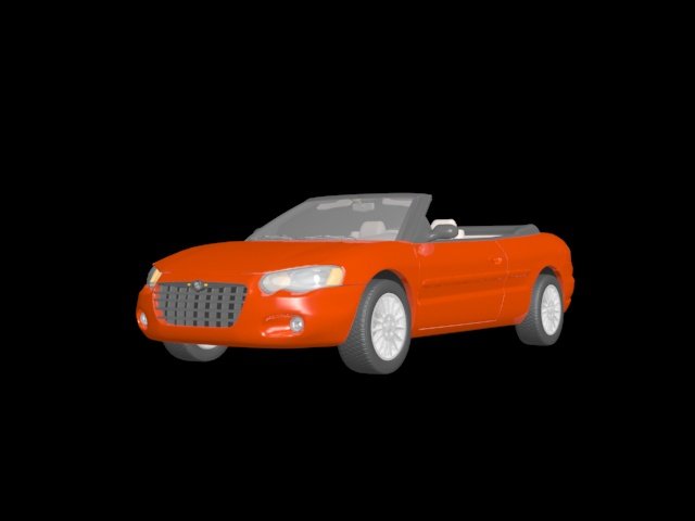 Chrysler sebring voiture 3D print model - Mito3D