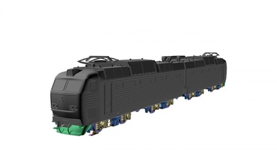 chs7 Lok ch7 Zug rail Reisen Rad Eisenbahn transport 3d Modell chs -7 3d print model - Mito3D