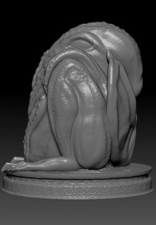 chtulhu totem monsters & creatures decor 3dprint 3d print model - Mito3D