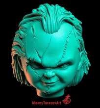 chucky 3d printing print model in monsters & creatures 3dexport character creature dark death evil face fantasy fugurines head horror miniatures monster toy doll 3d print model - Mito3D