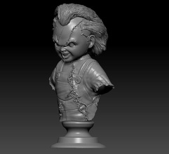 chucky 3d print model in monsters & creatures 3dexport killer toy evil childsplay bride goodguys movie horror hipoly zbrush 3dprint cult film scary character child characters figurines 3d print model - Mito3D