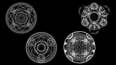 cercle magie vfx anime forme bouclier fx fantaisie Jeu lowpoly poly prêt jouer art mécanisme modèles sorcier 3d print model - Mito3D
