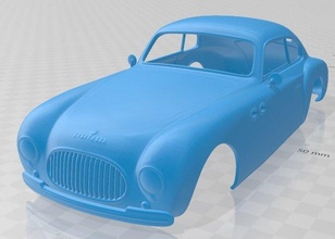 cisitalia 202 1946 printable body car 3d print model in automotive 3dexport slot scalextric tamiya rc miniz hobby micro 3d print model - Mito3D