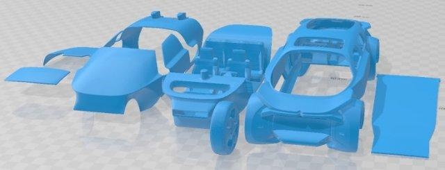 citroen 19 concept 2019 printable car automotive slot scalextric tamiya rc miniz hobby micro diecast 3d print model - Mito3D