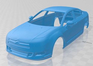citroen c5 2011 yazdırılabilir vücut araba 3d yazdır model in otomotiv 3dexport yuva ölçülü tamiya rc miniz hobi mikro 3d print model - Mito3D
