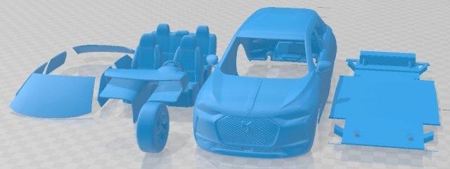 Citroen ds3 geri dönüş 2018 yazdırılabilir araba otomotiv yuva ölçülü Tamiya rc miniz hobi mikro 3d print model - Mito3D