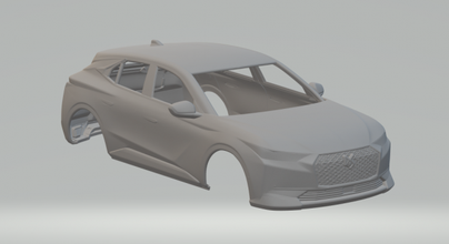 Citroen ds4 döküm Sıcak tekerlekler yuva slotcar slot car oyuncaklar araba 3dpirnt Yazdır 3d print model - Mito3D