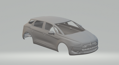 citroen ds5 hac 3d yazdır model in araç 3dexport döküm slot car slotcar yuva araba sıcak tekerlekler rc rcmodel c3 c4 c5 ds3 ds4 3d print model - Mito3D