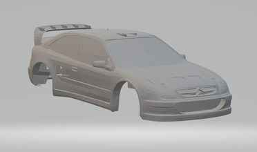 citroen xsara wrc ralli araba 3d yazdır model in araç 3dexport döküm sıcak tekerlekler scx rcmodel radyo kontrol tamya ölçülü yazdırılabilir yuva slotcar 3d print model - Mito3D