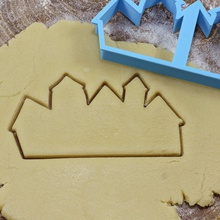 şehir çerez kesici profesyonel 3dprinting biscuit bisküvi kurabiye cookiecutter fazlası yemek fondan zencefil zencefilli ev anahtar deliği mutfak kitchendining hamur işi yazdırılabilir Cadılar Bayramı 3d print model - Mito3D