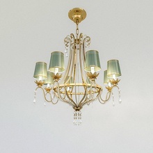 classic chandelier classical architecture architectural gold rustic 3d model 3dmodel max 3dsmax maya free vray realistic lowpoly 3d print model - Mito3D