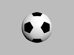 classic football free sport equipment ball indoor outdoor 3d print model - Mito3D