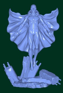 vision clasica hombre visión fantasma máquina 3d print model - Mito3D