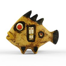arcilla pez escultura estatuilla figurilla cerámica escaneado animal decoración interior juguete 3d print model - Mito3D