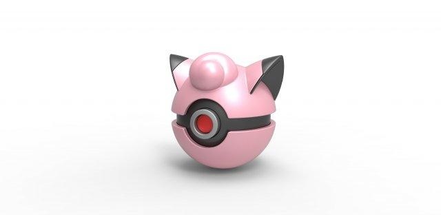 clefairy orb concept container toy print printable 3d print model - Mito3D