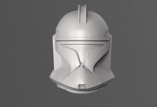 c galaxy trooper p1 helmet fan art 3d print model in figurines 3dexport clonetrooper starwars jedi vader miniture 3d print model - Mito3D