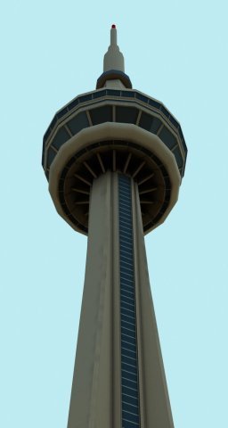 cn torre 3d modelo in edificios 3dexport toronto cntower rascacielos obj fbx arquitectura 3D print model - Mito3D