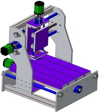 la máquina cnc-didáctica paso cnc de didáctica catiav5 3d print model - Mito3D