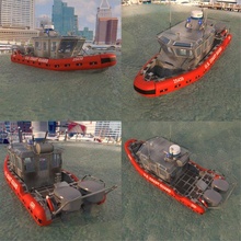 costa guardia pattuglia barca 3d modellini veicoli nave militare Barche Uniti d'America 3d print model - Mito3D