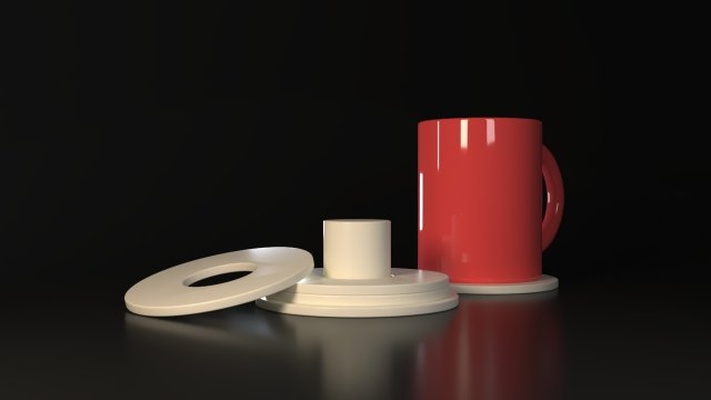 coasters 3d print model in decor 3dexport coffee art decoration drink cup 3d print model - Mito3D