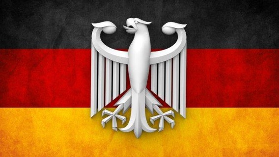 coat arms germany sculpture german deutch ornament eagle print cnc republic simbol emblem relief 3d print model - Mito3D