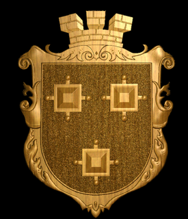 coat arms kamianka-buzka town signs logos heraldry shield art decoration symbol 3d print model - Mito3D