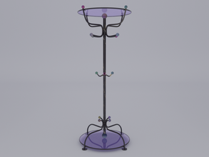Mantel Aufhänger frei Stand Stoff Gestell Möbel Dekor aufhängen Halter Unterstützung Kleiderschrank Haken Innere Halle Design Jahrgang Gerät Metall Glas 3d print model - Mito3D