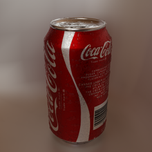 coca-cola free canned cola pepsi drink juice soda beverage fresh aluminum coca cocacola 3d print model - Mito3D