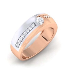 cocktail ring ladies couple rings gents diamond jewelry 3d print model - Mito3D