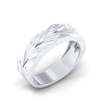 bague de cocktail dames couple les anneaux gents le diamant bijoux 3d print model - Mito3D