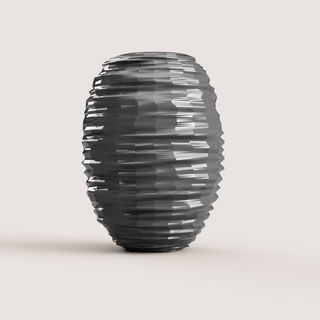 bozzolo vaso 3d Stampa modello arredamento design moderno minimalista decorazione interni 3d print model - Mito3D