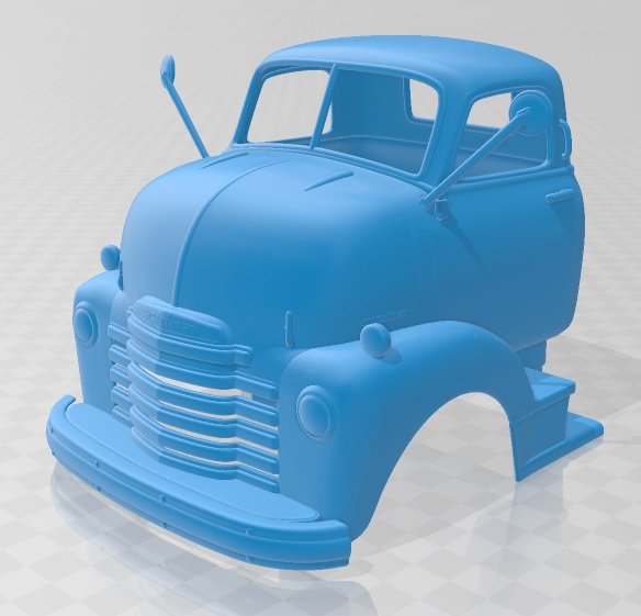 coe 1948 printable body truck coe 1948 printable body truck slot scalextric tamiya rc miniz hobby micro 3D print model - Mito3D