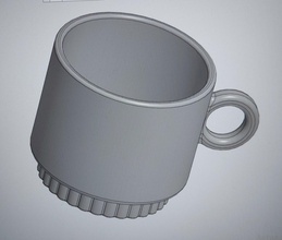 coffee cup free 3d print model - Mito3D