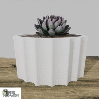 combo 6 plant pots models 3d printing a3  decor pots flowerpot plantpots vases planters  3d print model - Mito3D