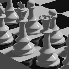 tamamlayınız satranç tahtası at oyun adet 3d print model - Mito3D