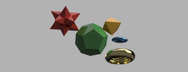 karmaşık geometrik şekiller 3d yazdır model in oyuncaklar 3dexport complexgeometricshapes yıldız dodecahedron stellateddodecahedron yüzlü yarım simit şekil star mühendislik elipsoid sarmal 3D print model - Mito3D