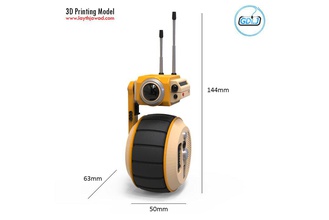 concept robot 3d impression modèle personnage machine étoile guerres 3d print model - Mito3D