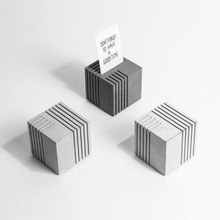 beton würfel frei 3d drucken modell büro 3dexport silizium bilden 3d print model - Mito3D